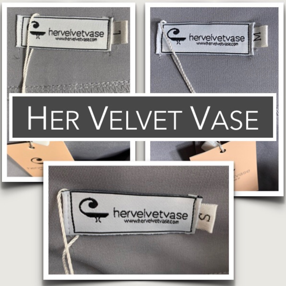 HerVelvetVase “Poetry Pleat” Gray Sheer Maxi Skirt Over Mini Skirt, NWT Small - Picture 6 of 8